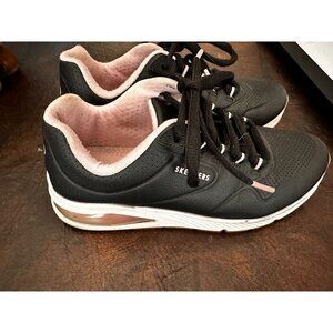 Skechers Uno 2 2ND Best 155542BLK universal all year womens sneakers sz 7.5
